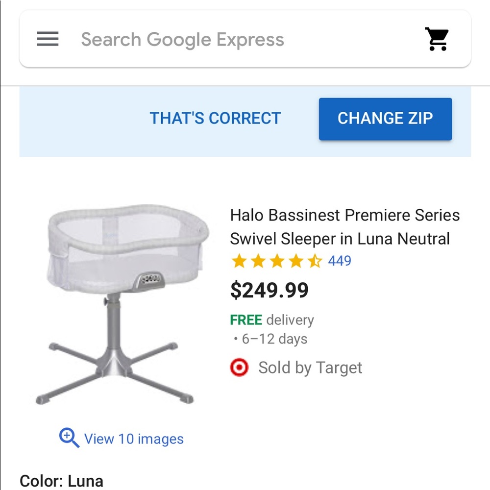 Halo bassinet